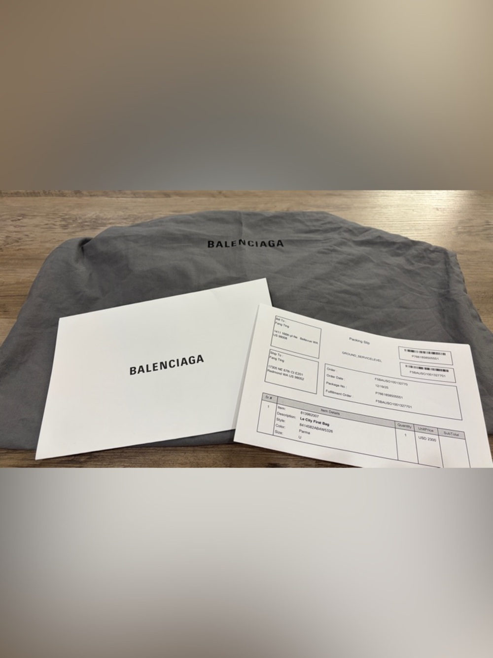 🌟 Balenciaga WOMEN'S LE CITY FIRST BAG IN PARMA - Picture 7 of 9